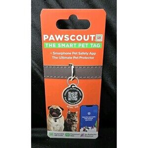NEW Pawscout QR The Smart Pet Tag Finder for Dogs/Cats Connects To Your Phone